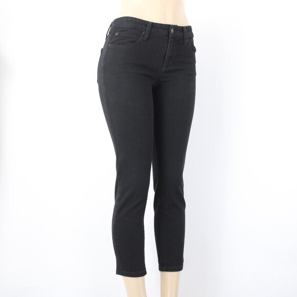 Joes Jeans The Audrey Sz 25 x 25 Black Denim Retro Ankle Pockets Cotton Jeans - Picture 6 of 16